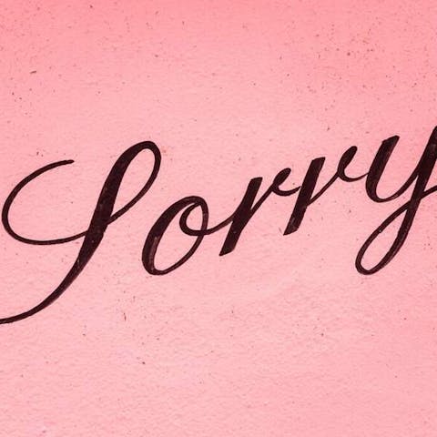 How To Apologise To Someone You Love