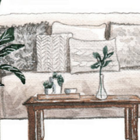 Latest interior design trend: plant fibre decoration
